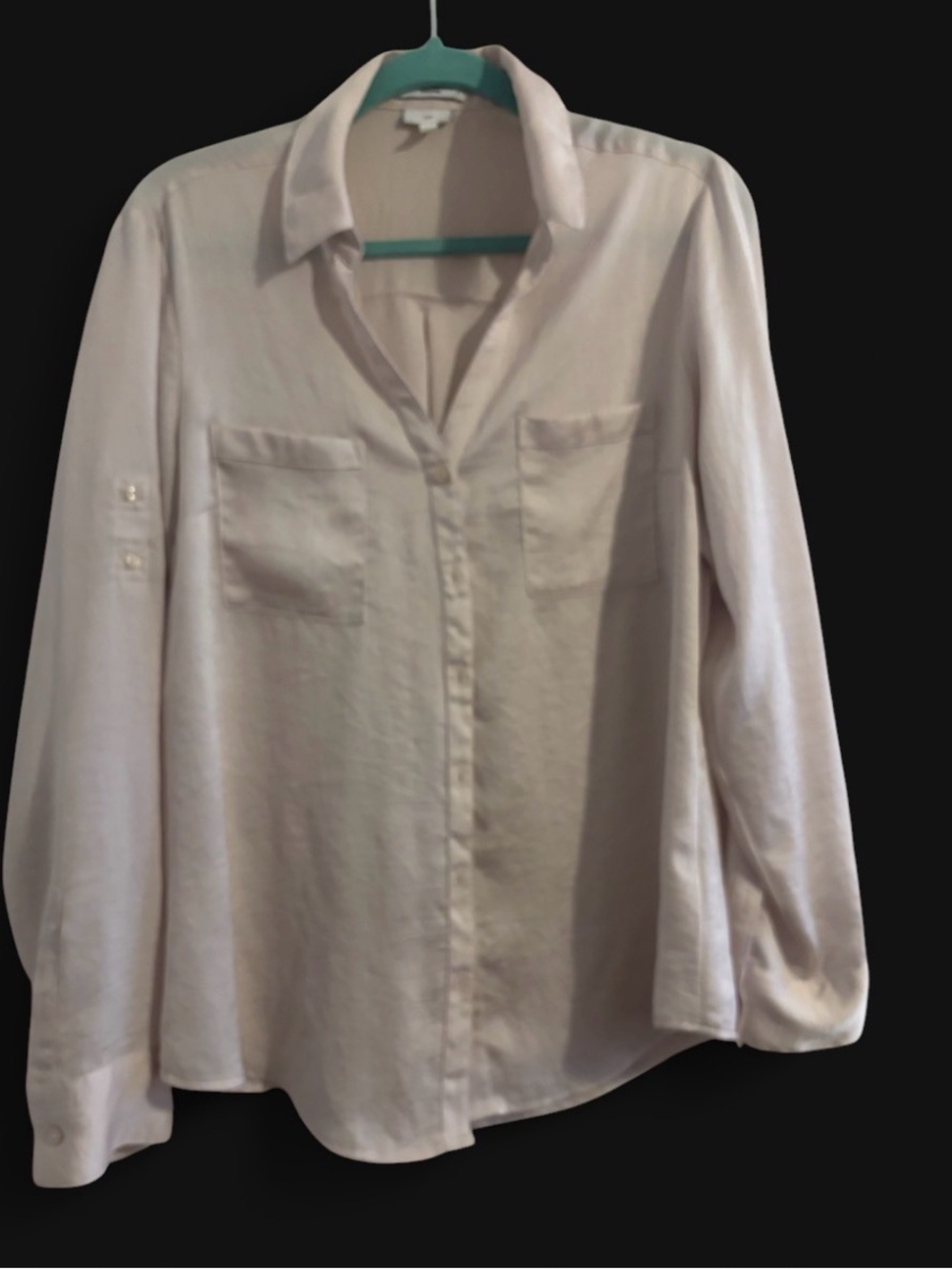 Express Pale Pink Button-Down Shirt